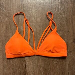 Bright Orange Bikini Top